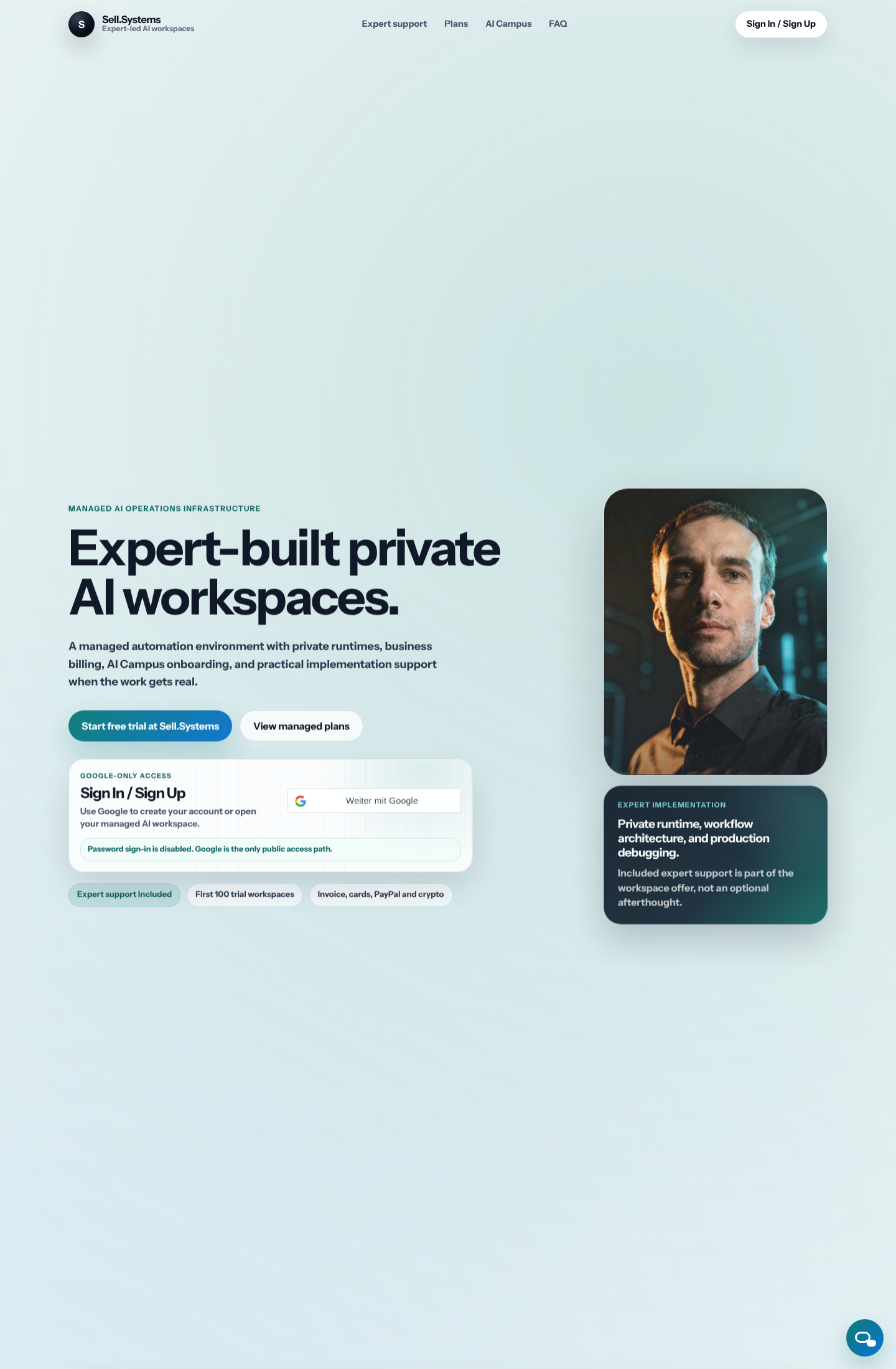 AI Workspace public proof